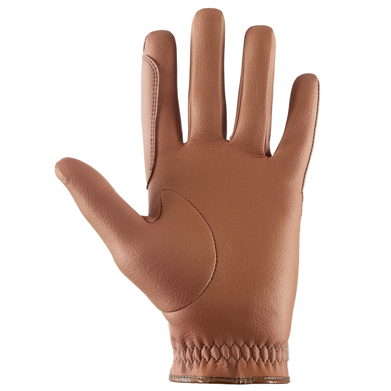 Uvex Tensa II Riding Gloves - Light Brown-1